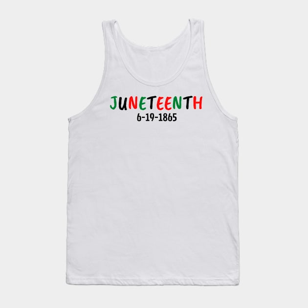 Juneteenth independence day Tank Top by merysam